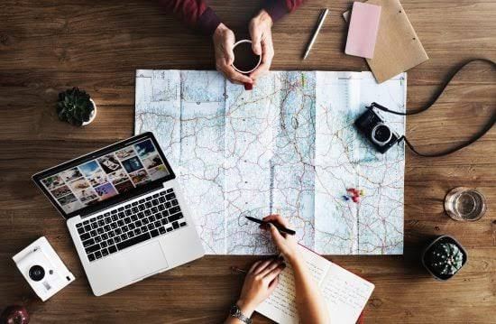 A wide, inviting travel scene