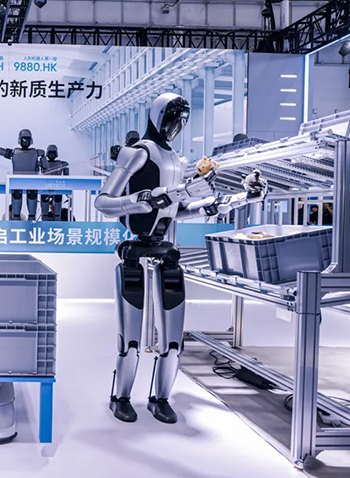 Humanoid robots on the UBTECH production floor