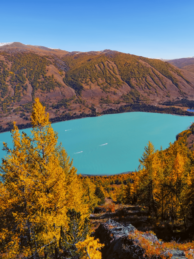 Kanas Lake in autumn